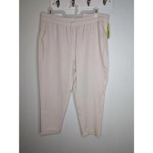 All in Motion XXL Beige Stretch Woven Taper Pants NWT High-Rise